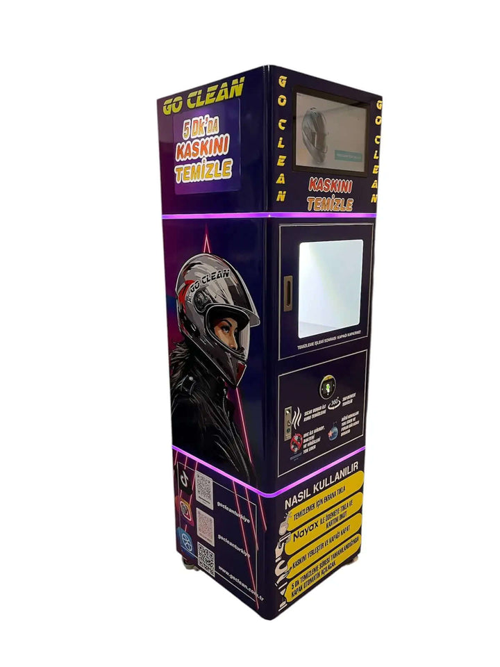 Motosiklet Kask Temizleme Makinesi - GO CLEAN